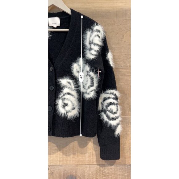 Cinq à Sept Aerin Abstract Floral Long Sleeve Sweater size XS - Picture 7 of 10